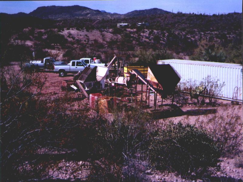 It's like going back in time 150 years and taking your modern mining equipment with you. The area is beautiful to both see and photograph as we like to keep it in it's natural setting.